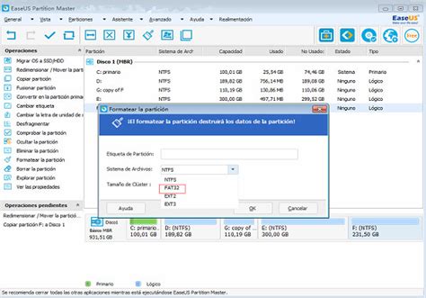 Software profesional de cambiar partición de ntfs a fat32 fácilmente