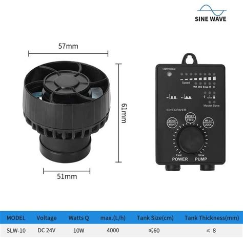 Filtration Pompe Jebao Sw Cross Flow Wave Maker Cp Slw Aquarium