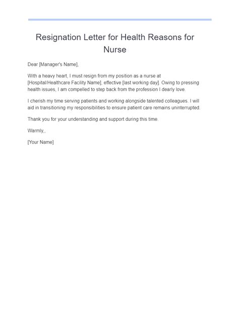 17 Resignation Letter Due To Health Reasons Examples How To Write Tips Examples