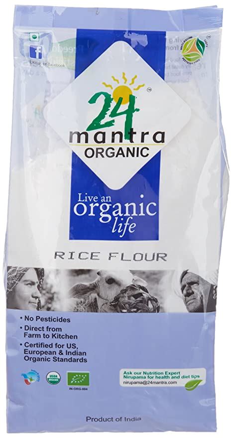 24 Mantra Organic Flour Rice 500g Pouch Amazon In Grocery