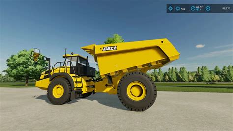 Bell Dumper V1 0 0 0 FS25 Mod FS22 Mod