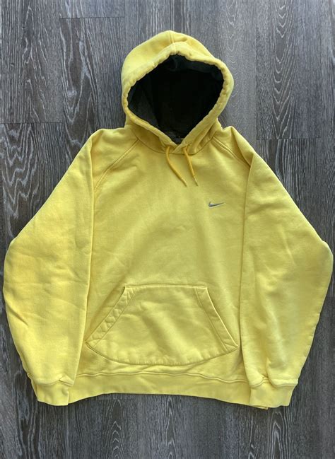 Nike Vintage Y2k Nike Mini Swoosh Hoodie Sweatshirt Grailed