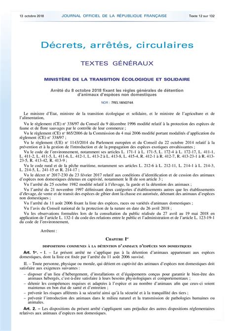 Calaméo Arrêté du 8 octobre 2018 fixant les règles générales de