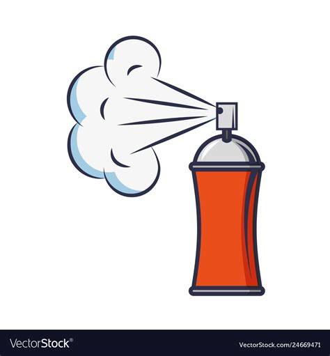 Spray Paint Bottle Icon Royalty Free Vector Image