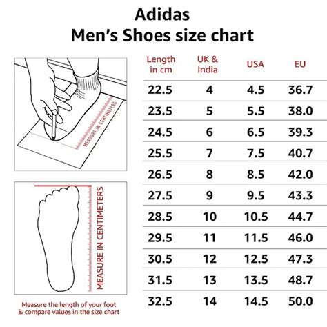 Bảng Quy đổi Size Giày Adidas Chuẩn Cách đo Size Giày Nam Nữ Vua Nệm