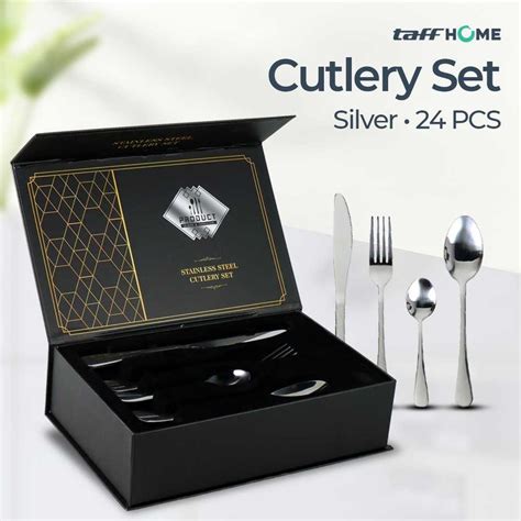 Jual Cutlery Set Alat Makan Sendok Garpu Pisau Stainless Pc Dg