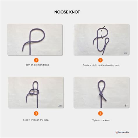 How To Tie A Noose Knot Hangman S Knot Included