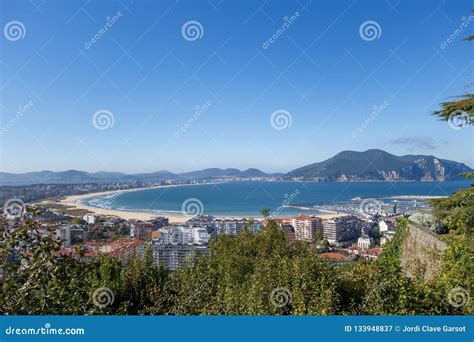 Sand Beach in Laredo, Spain Stock Image - Image of ocean, europe: 133948837