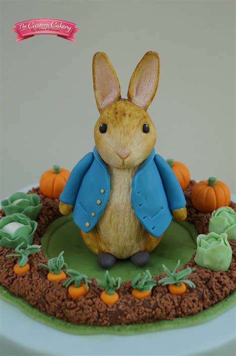 Peter Rabbit Topper By The Custom Cakery Facebook