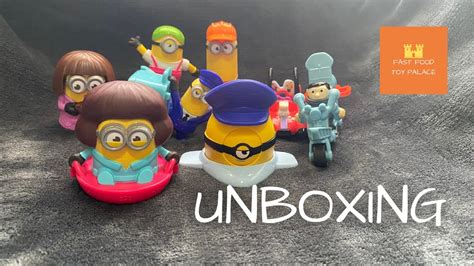 Mcdonalds Happy Meal Minions The Rise Of Gru Unboxing Youtube