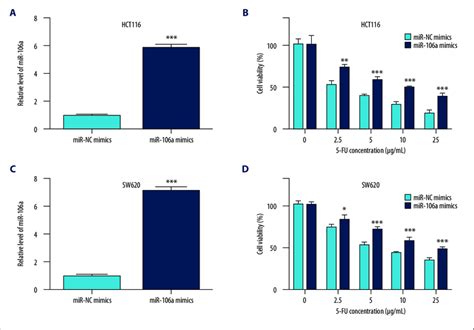 MiR 106a Decreases The Sensitivity Of CRC Cells Towards 5 FU In HCT116