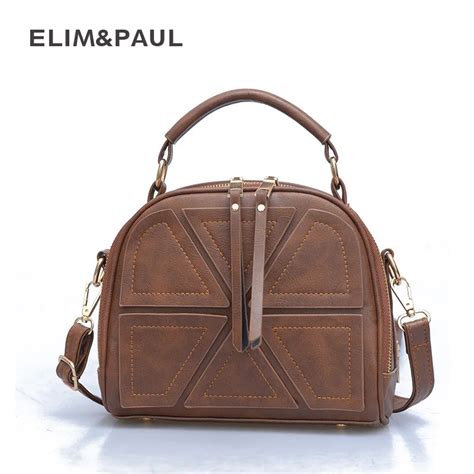 Elim Paul Handbags Women S Shoulder Bags For Women Patchwork Pu