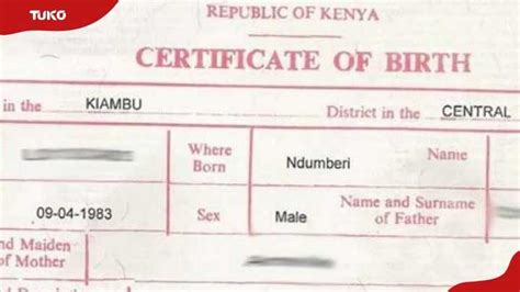 A Guide To Changing Details On Birth Certificate In Kenya Ke