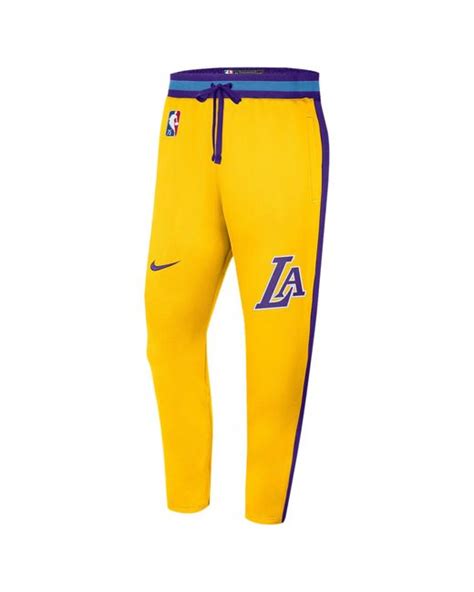 Nike Synthetic Los Angeles Lakers Lakers City Edition Therma Flex