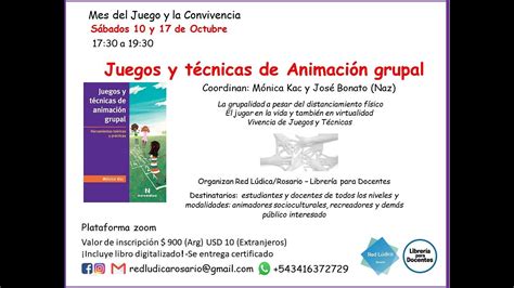 Juegos Y T Cnicas De Animaci N Grupal Coord M Nica Kac Jos Bonato