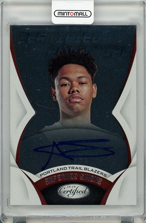 ミントモール Mint 梅田店 【表面若干スレあり】2018 19 Panini Certified Anfernee Simons