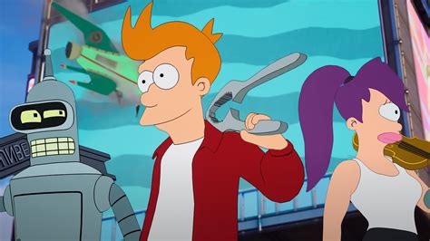 Futurama And Fortnite Crossover Take Planet Express Crew To The Battle