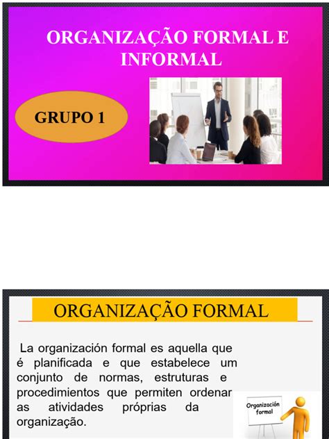 Organização Informal E Formal - Diferenças entre Organização Formal e Informal | PDF | Comunicação ...