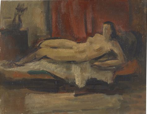 Liegender Weiblicher Akt Reclining Female Nude Modern