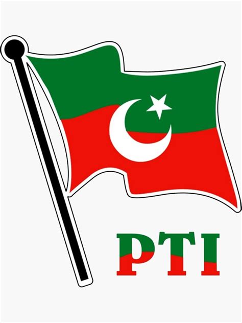 Pakistan Pti Party Flag Sticker For Sale By Patriciakier111 Redbubble