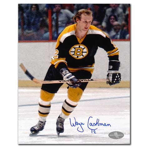 Wayne Cashman Boston Bruins Action Autographed 8x10 Nhl Auctions