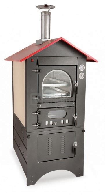 Forno A Legna Clementi A Cottura Indiretta Master X Tetto Rosso