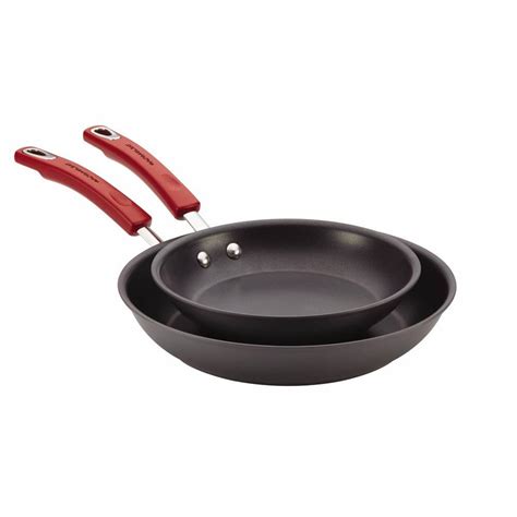 Rachael Ray Classic Brights 2 Piece Hard Anodized Aluminum Nonstick