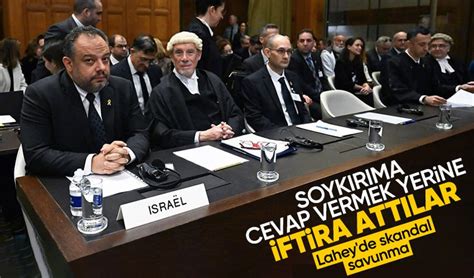 İsrail avukatlarından Lahey de skandal savunma Soykırım suçlamalarına