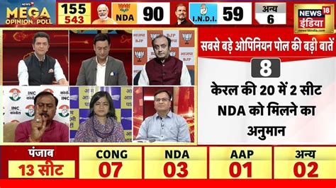 Mega Opinion Poll Punjab म AAP क बहत बड झटक Lok Sabha