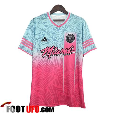 Pour Club Maillot De Foot Inter Miami CF Special Edition Rose Bleu 2024