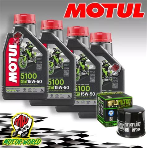 KIT TAGLIANDO 4LT Motul 5100 15W50 Filtro Honda Ctx 700 N Dct 2014