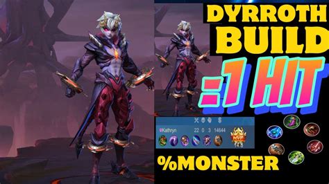 22 Killsdyrroth With 100lifestyle Build Autowinbuild Dyrroth~mlbb