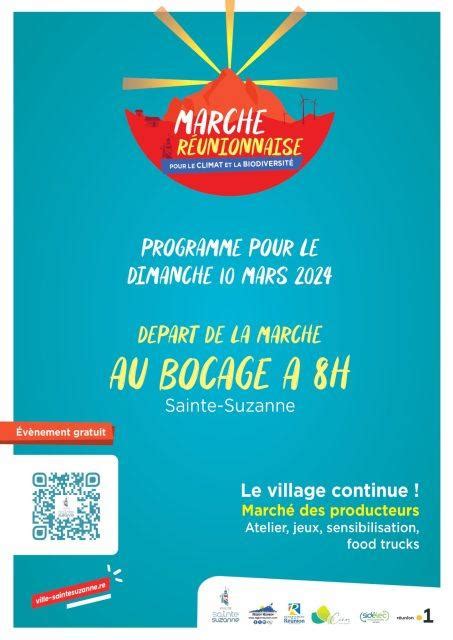 Le Programme De La Marche R Unionnaise Pour Le Climat Et La