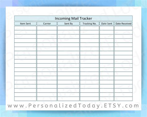 Email Tracking Template