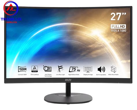 Màn hình máy tính MSI PRO MP272C 27 inch FHD VA 75HZ Cong