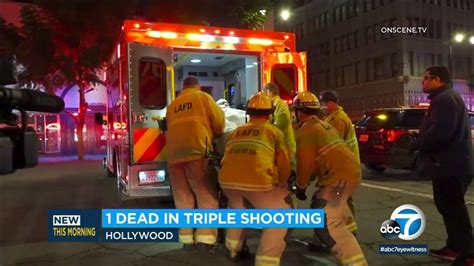 Triple Shooting In Hollywood Leaves 1 Dead 2 Hospitalized Youtube