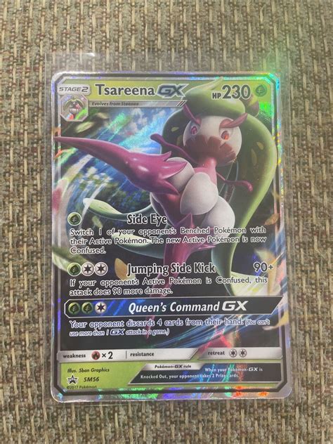 Mavin Tsareena Gx Sm56 Black Star Promo Pokemon Card