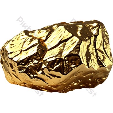 3d Gold Nugget Png Images Png Free Download Pikbest