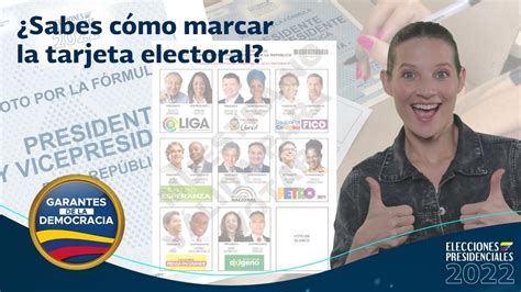 ¿sabes Cómo Marcar La Tarjeta Electoral Larespuesta Youtube