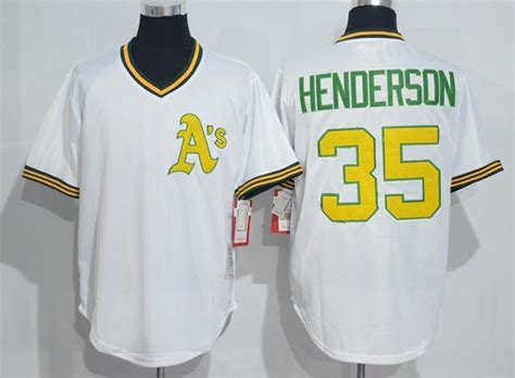 Men S Oakland Athletics 24 Rickey Henderson Grey 1989 World Series