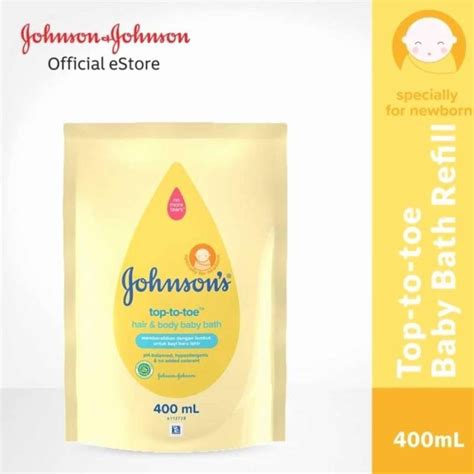 Jual Johnsons Top To Toe Hair Body Baby Bath Reffil Ml Di Seller