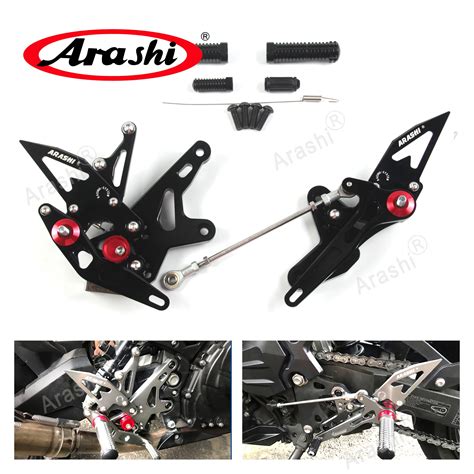 Arashi Racing Adjustable Rearset For Kawasaki Ninja