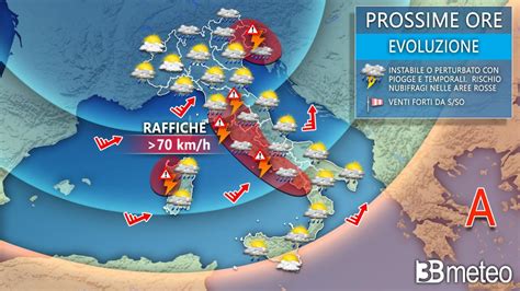 Meteo Centro Altre 36 Ore Di Rovesci E Temporali Anche Intensi 3B Meteo