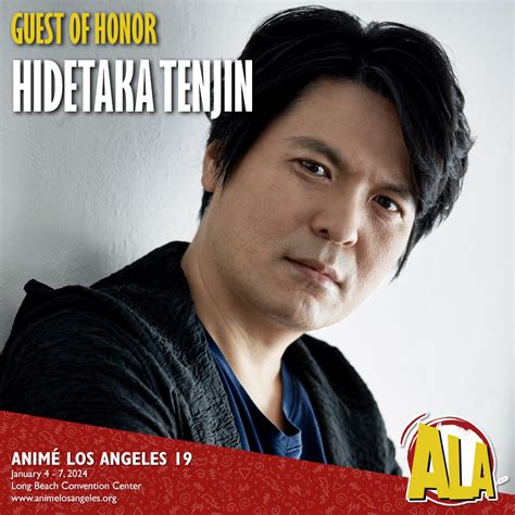 Hidetaka Tenjin Guest Of Honor Animé Los Angeles