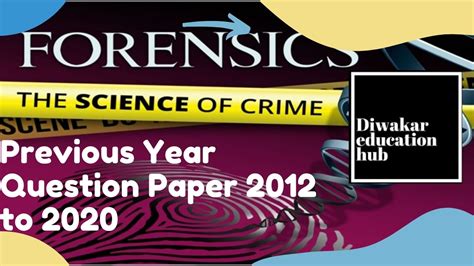 Free Pdf Ugc Net Forensic Science Code Solved Previous Year