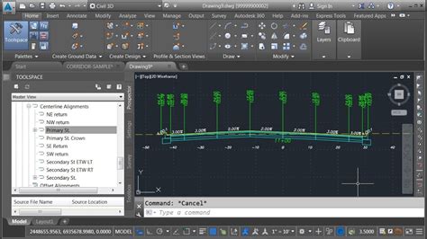 Placing Civil 3d Section Views In Their Own Drawing Youtube