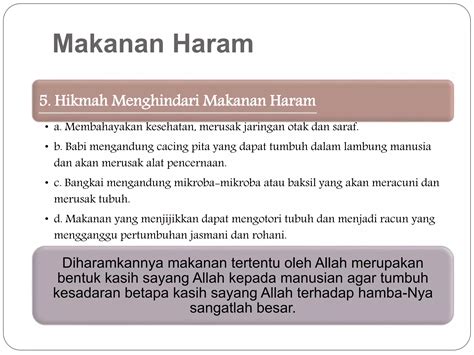 Fiqh Makanan Halal Dan Haram Part Ppt