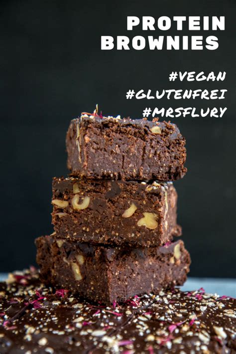 Gesunde Protein Brownies Mit Bohnen Vegan Glutenfrei Mrs Flury