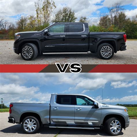 GM Truck Showdown 2024 Chevy Silverado High Country Vs GMC Sierra