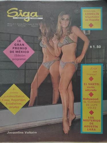 Revista Siga Jacqueline Voltaire El Santo F Mex Mercadolibre